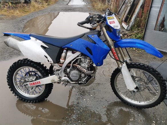 2007 Yamaha WR250F, синий, 300000 рублей