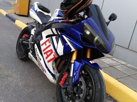 2007 Yamaha YZF-R1, синий, 675000 рублей, вид 2