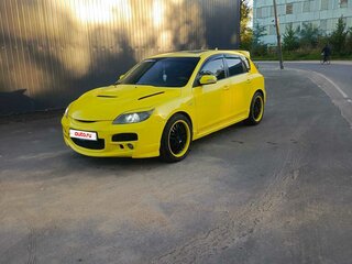 2006 Mazda 3 I (BK) Рестайлинг, жёлтый, 500000 рублей, вид 2
