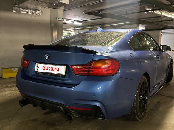 2014 BMW 4 серии 420d F32/F33/F36, синий, 2540000 рублей - вид 13