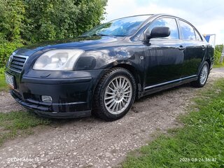 2005 Toyota Avensis II, чёрный, 300000 рублей, вид 2