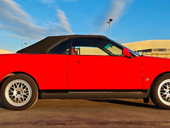 1992 Audi Cabriolet, красный - вид 6
