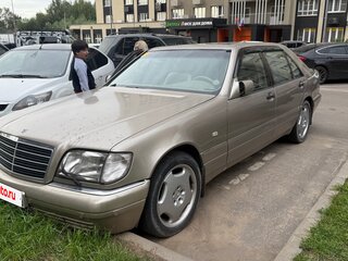 1994 Mercedes-Benz S-Класс 320 III (W140) Рестайлинг, золотистый, 1100000 рублей, вид 1