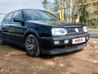 1992 Volkswagen Golf III, чёрный, 250000 рублей, вид 3