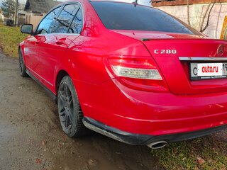 2007 Mercedes-Benz C-Класс 280 III (W204), красный, 800000 рублей, вид 3