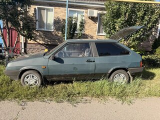 1999 Lada (ВАЗ) 2108, синий, 100000 рублей, вид 4