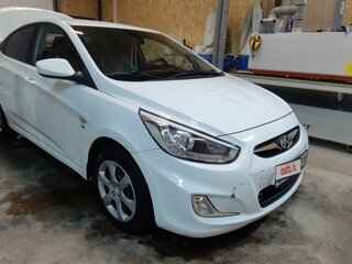 2014 Hyundai Solaris I, белый, 1310000 рублей, вид 1