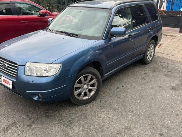 2007 Subaru Forester II Рестайлинг, синий, 560000 рублей - вид 1