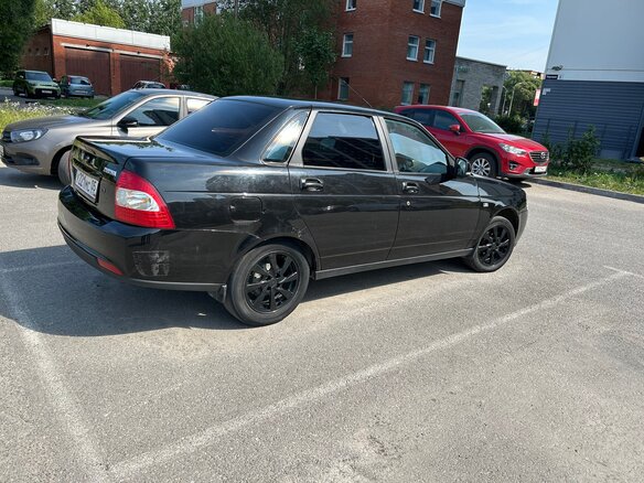 2015 Lada (ВАЗ) Priora I Рестайлинг, чёрный, 699999 рублей - вид 6