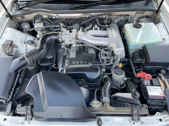 1998 Toyota Cresta V (X100) Рестайлинг, белый, 1000000 рублей - вид 10