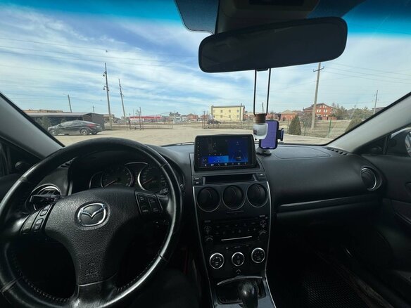 2006 Mazda 6 I (GG) Рестайлинг, чёрный, 520000 рублей - вид 9