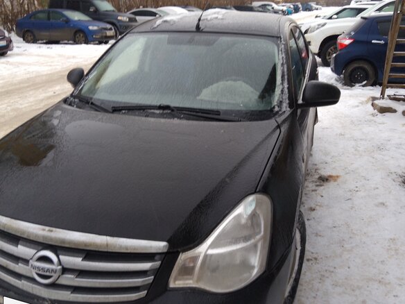 2013 Nissan Almera III (G15), чёрный, 350000 рублей