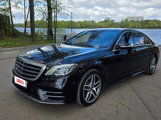 2018 Mercedes-Benz S-Класс 350 d Long VI (W222, C217) Рестайлинг, чёрный, 6200000 рублей, вид 1