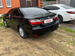 2017 Toyota Camry VII (XV50) Рестайлинг 2, чёрный, 1750000 рублей, вид 4