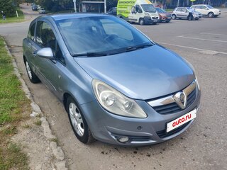 2007 Opel Corsa D, серебристый, 430000 рублей, вид 2