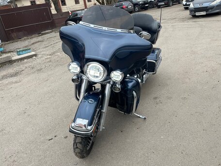 2008 Harley-Davidson Electra Glide, синий, 949000 рублей, вид 2