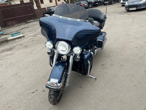 2008 Harley-Davidson Electra Glide, синий, 949000 рублей - вид 1