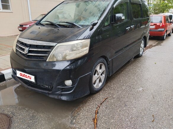2005 Toyota Alphard I, чёрный, 1100000 рублей