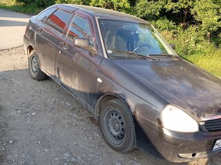 2008 Lada (ВАЗ) Priora I, чёрный, 180000 рублей, вид 5