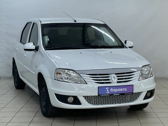 2010 Renault Logan I Рестайлинг, белый - вид 2
