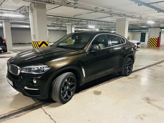 2015 BMW X6 50i II (F16), коричневый, 3000000 рублей, вид 4