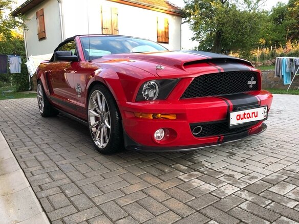 2008 Ford Mustang Shelby GT500 V, красный, 24900000 рублей - вид 1