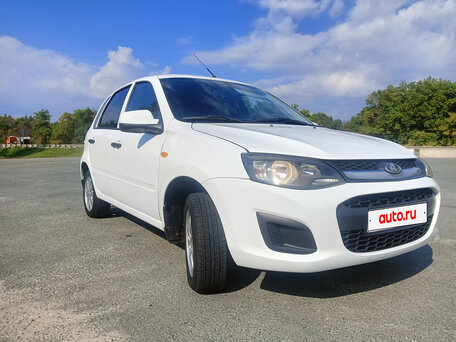 2014 Lada (ВАЗ) Kalina II, белый, 369000 рублей, вид 4