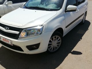 2015 Lada (ВАЗ) Granta I, белый, 850000 рублей, вид 1
