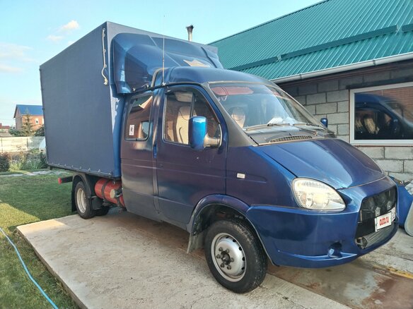 2004 ГАЗ ГАЗель (33023/330273) Фермер, синий, 1600000 рублей - вид 11