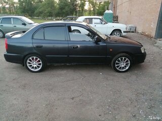 2006 Hyundai Accent ТагАЗ II, чёрный, 285000 рублей, вид 2