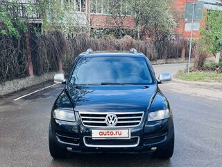 2006 Volkswagen Touareg I, чёрный, 1350000 рублей, вид 2