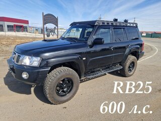 2006 Nissan Patrol V (Y61) Рестайлинг, чёрный, 1900000 рублей, вид 1