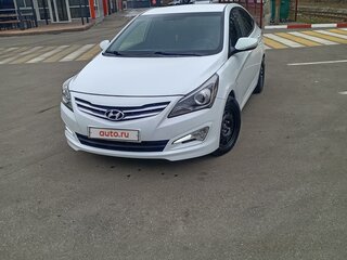 2014 Hyundai Solaris I Рестайлинг, белый, 1100000 рублей, вид 4