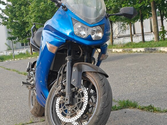 2006 Kawasaki ER-6F (Ninja 650R), синий, 345000 рублей - вид 5