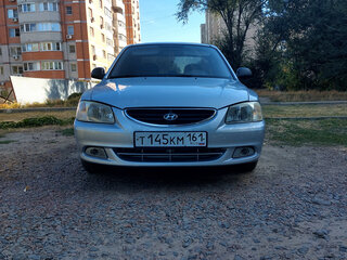 2006 Hyundai Accent ТагАЗ II, серебристый, 450000 рублей, вид 2