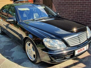 2002 Mercedes-Benz S-Класс 600 Long IV (W220) Рестайлинг, чёрный, 1200000 рублей, вид 1