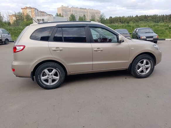 2006 Hyundai Santa Fe II, бежевый, 1030000 рублей - вид 5