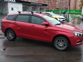 2019 Lada (ВАЗ) Vesta SW I, красный, 980000 рублей, вид 2