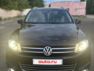 2012 Volkswagen Touareg II, чёрный, 2029000 рублей, вид 4