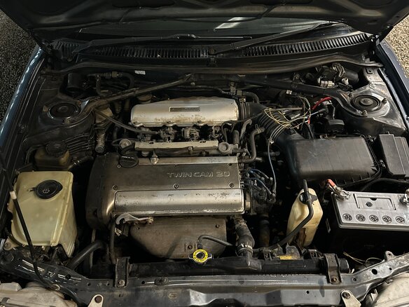 1992 Toyota Corolla VII (E100), синий - вид 24