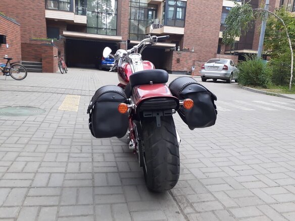 2007 Harley-Davidson CVO, красный - вид 6