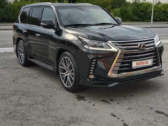 2018 Lexus LX 570 III Рестайлинг 2, чёрный, 13000000 рублей - вид 6