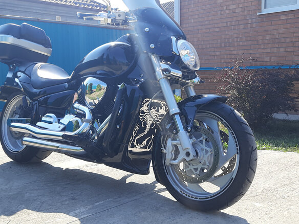 2009 Suzuki Intruder M1800R, чёрный, 910000 рублей - вид 18