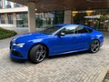 2015 Audi RS 7 I (4G) Рестайлинг, синий - вид 2