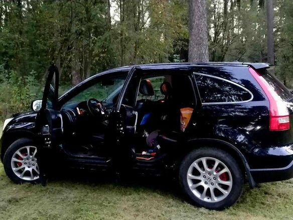 2008 Honda CR-V III, чёрный, 1380000 рублей - вид 8