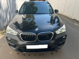 2017 BMW X1 20i xDrive II (F48), чёрный, 2750000 рублей, вид 2