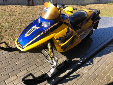 2004 BRP Ski-Doo MXZ Renegade X 800, жёлтый, 400000 рублей, вид 3