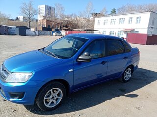 2018 Lada (ВАЗ) Granta I Рестайлинг, синий, 500000 рублей, вид 5