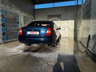 2008 Hyundai Accent ТагАЗ II, синий, 320000 рублей, вид 3