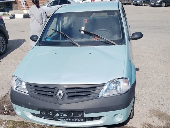 2006 Renault Logan I, зелёный, 180000 рублей